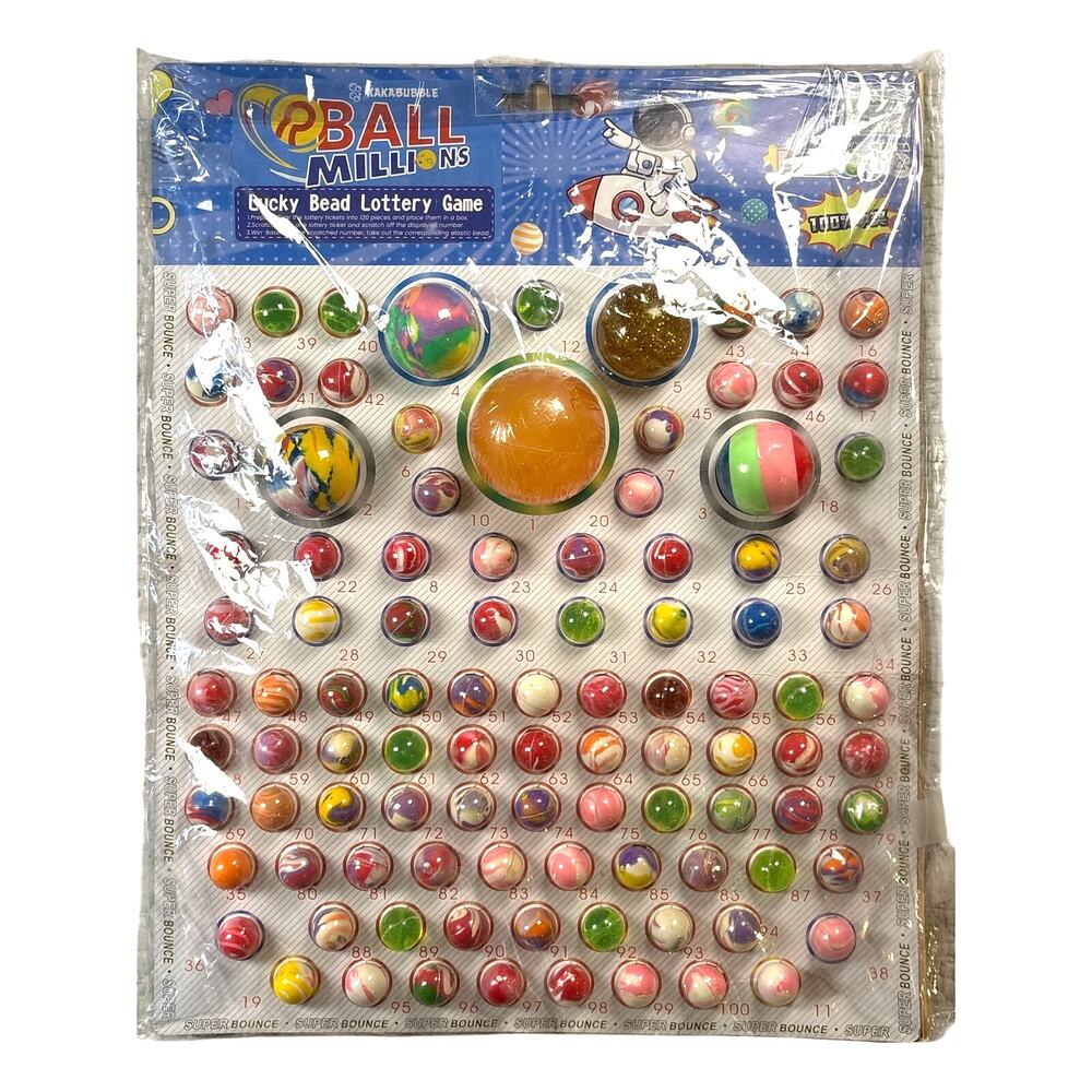 Kakabubble Ball Millions Lucky Bead Lottery Game Bouncy balls 1-100 various